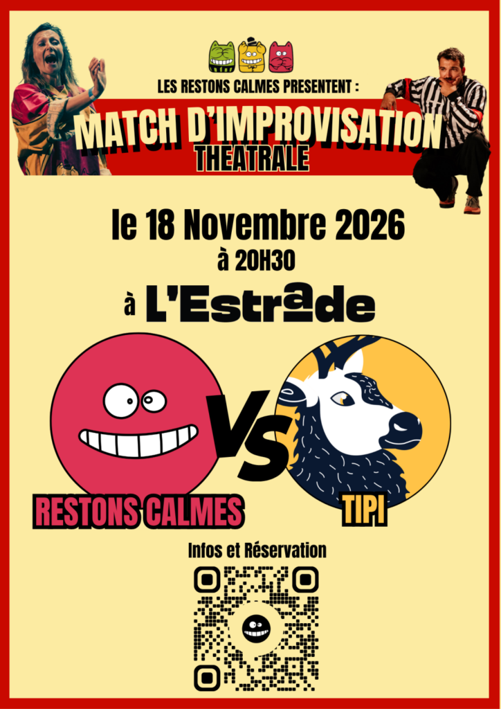 Affiche : Match d&rsquo;Improvisation Théâtrale